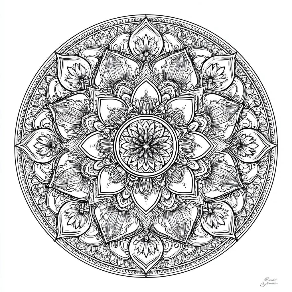 Mandala Coloring Book