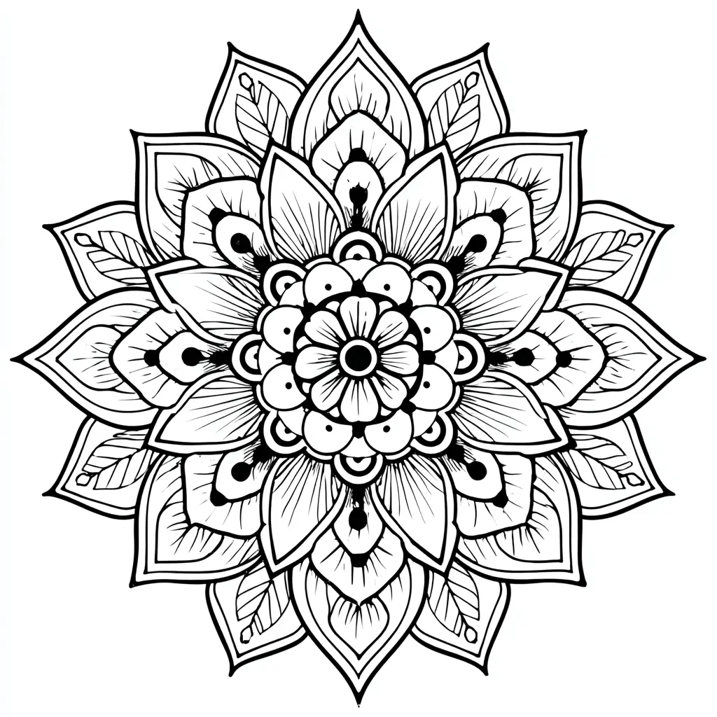 Mandala Coloring book