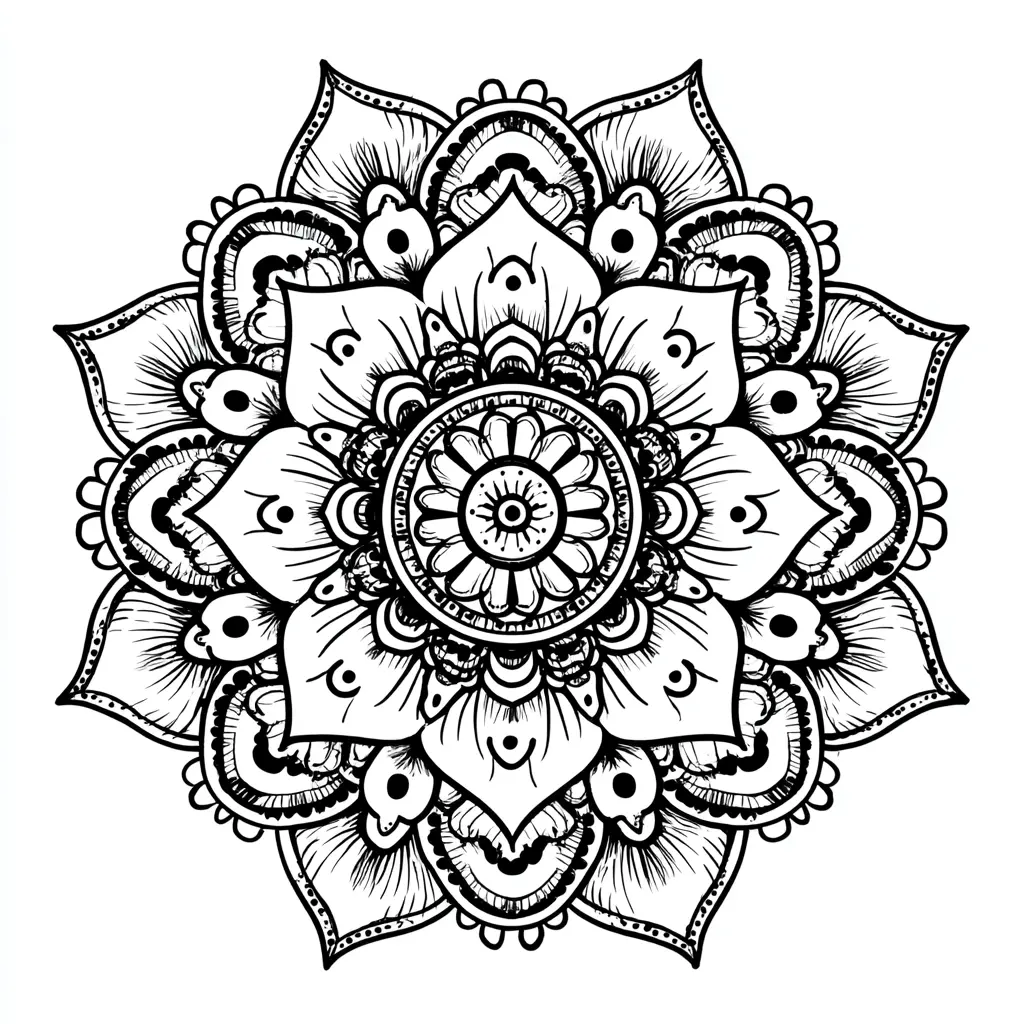 Mandala Coloring book