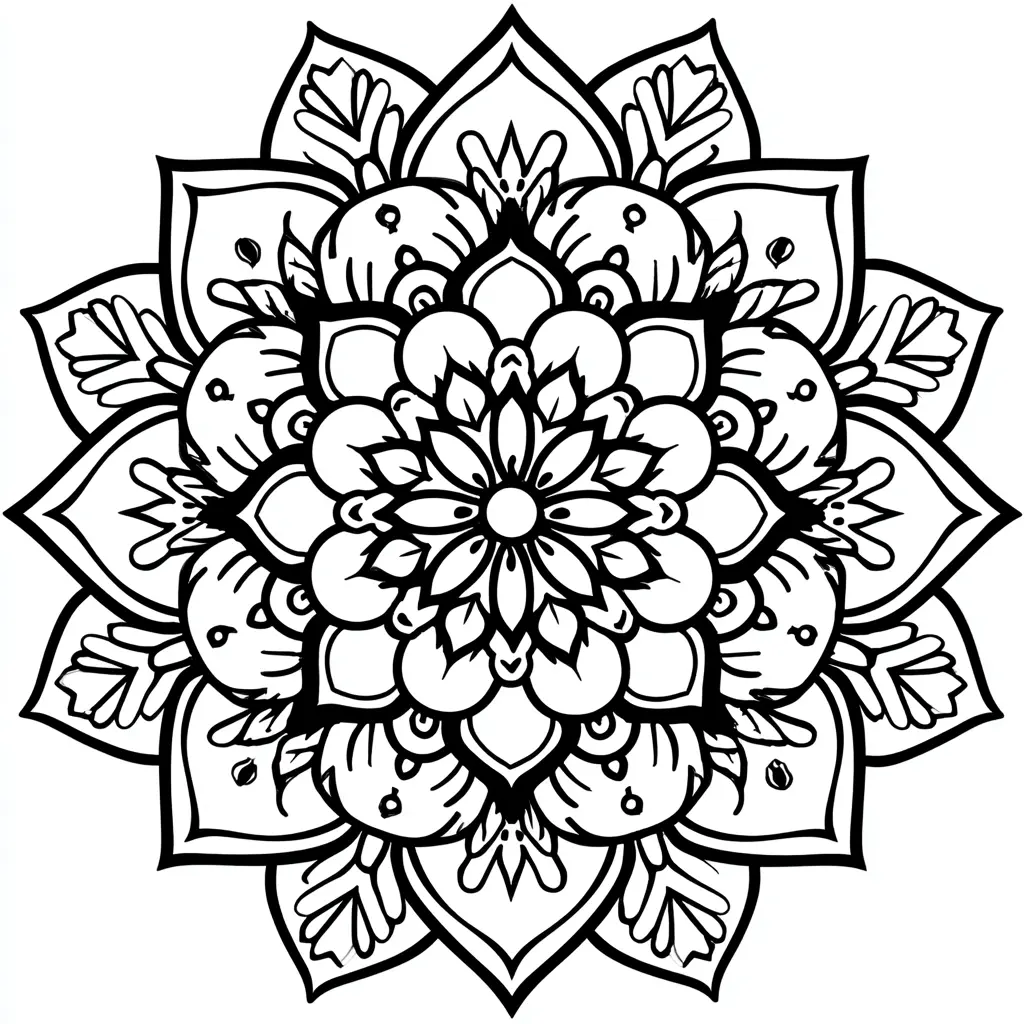 Quality Mandala Coloring